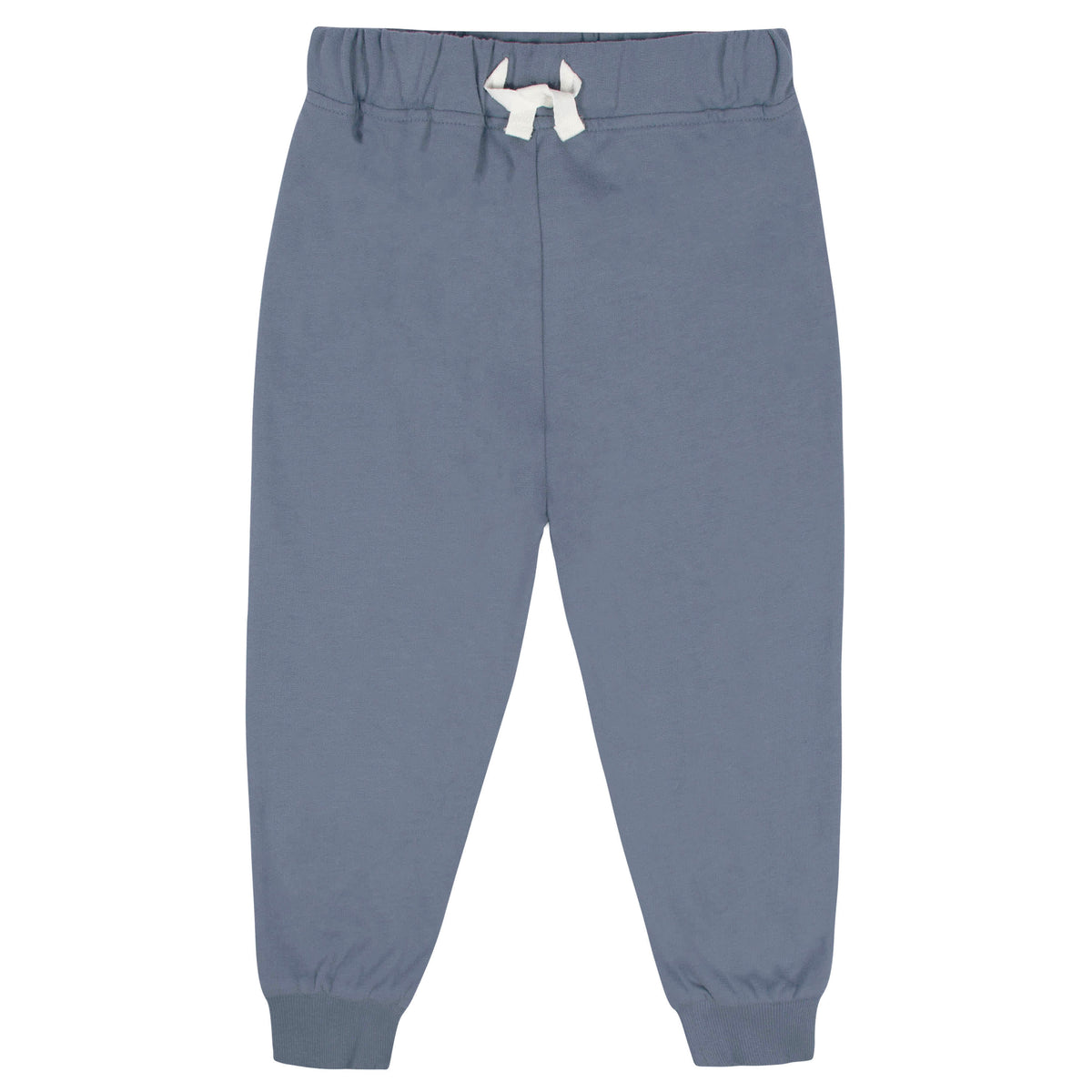 2-Piece Infant & Toddler Boys Dusty Blue French Terry Pullover & Jogger Set, view 4