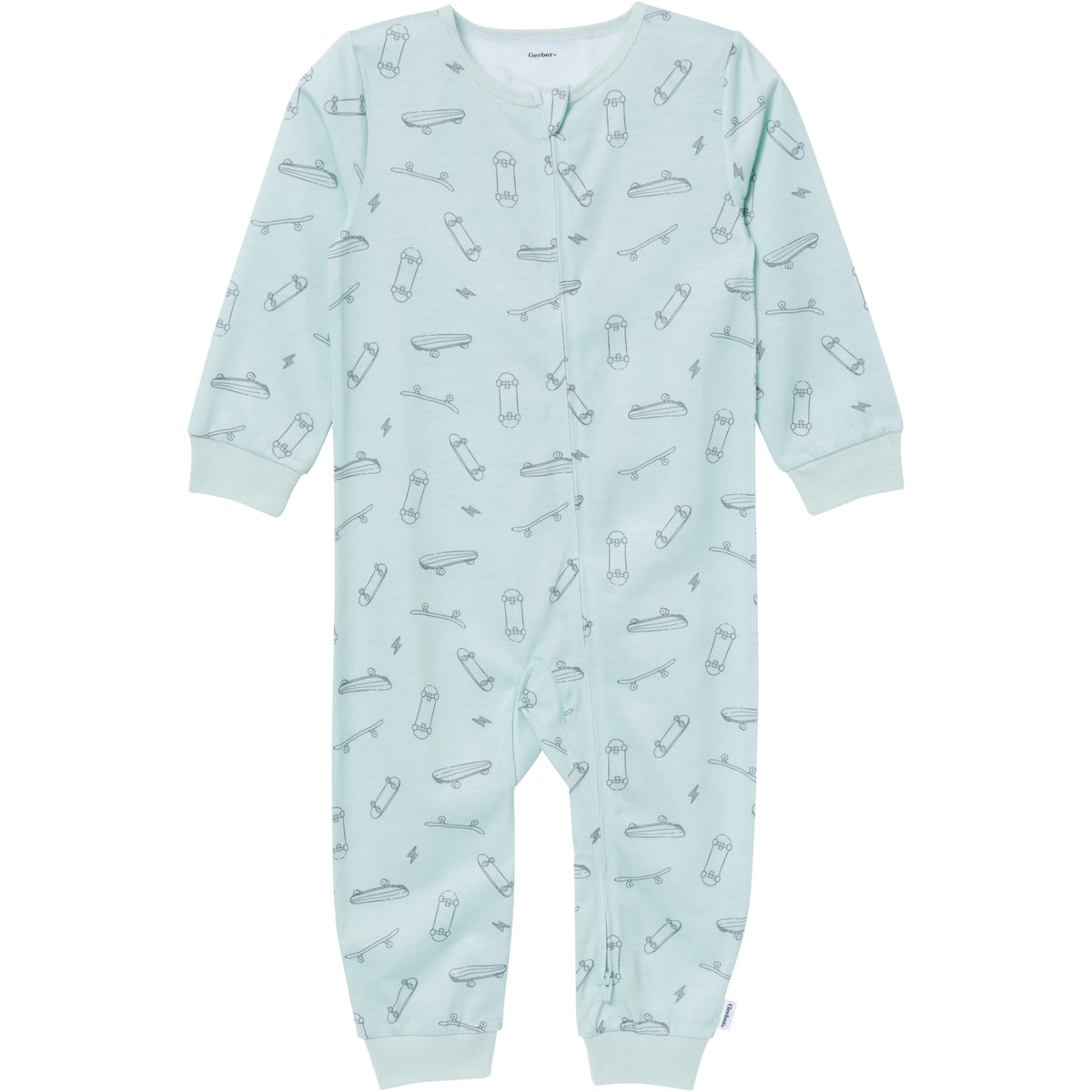 3-Pack Infant & Toddler Boys Skate Footless Pajamas, view 2