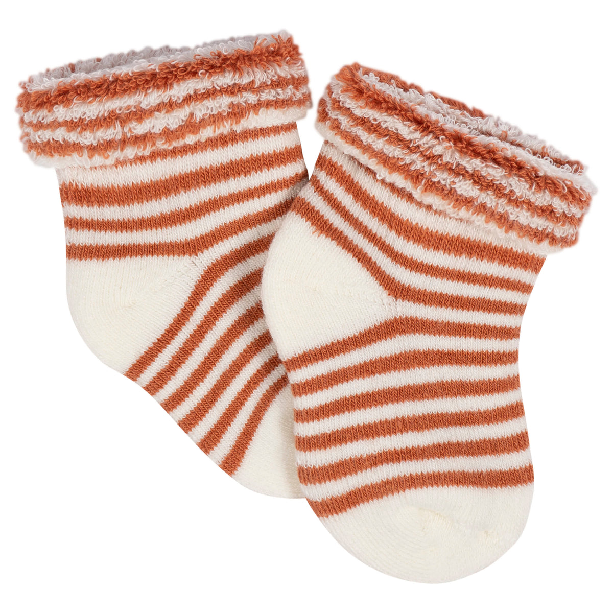 12-Pack Baby Neutral Southwest Terry Wiggle Proof Socks, view 6