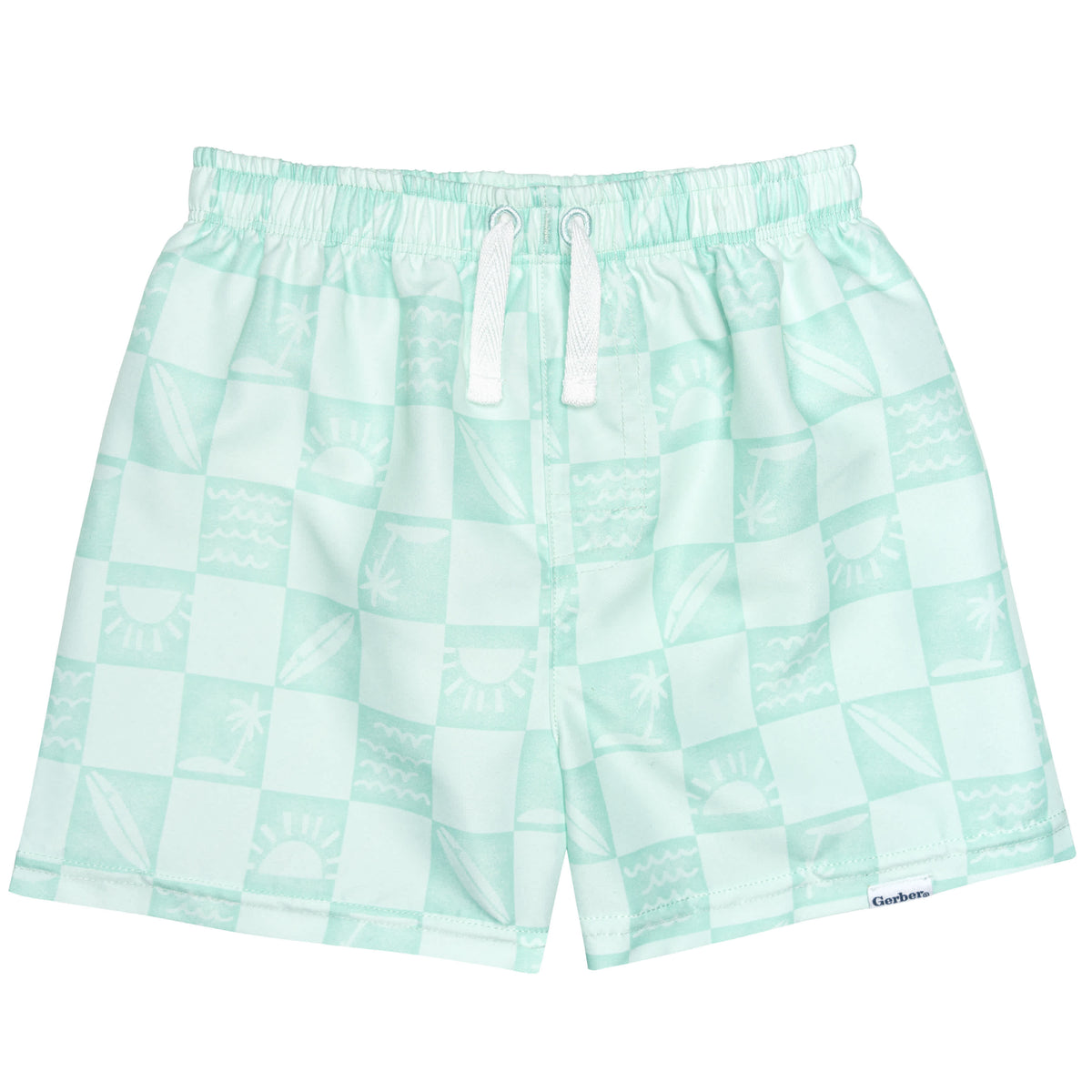2-Pack Baby & Toddler Boys Surf Swim Trunks, view 6