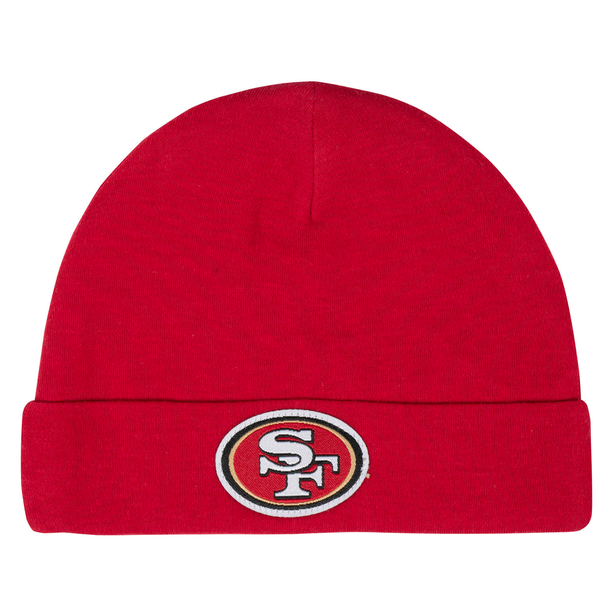 3-Piece San Francisco 49ers Bodysuit, Pant, and Cap Set, view 2