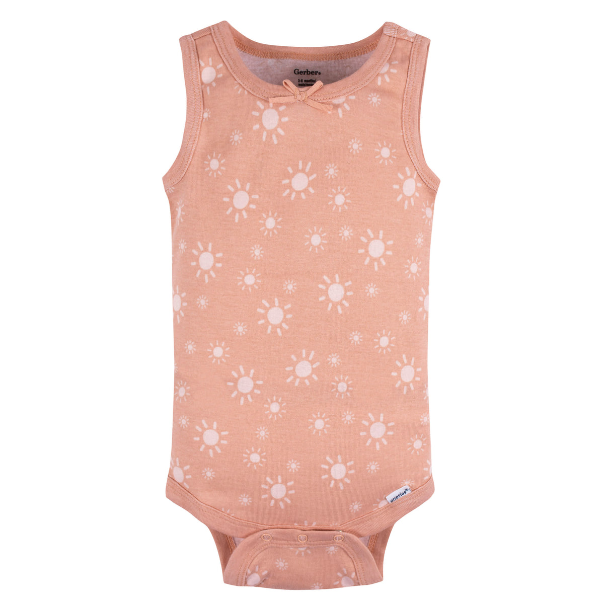 5-Pack Baby Girls Flowers Sleeveless Onesies Bodysuits, view 4