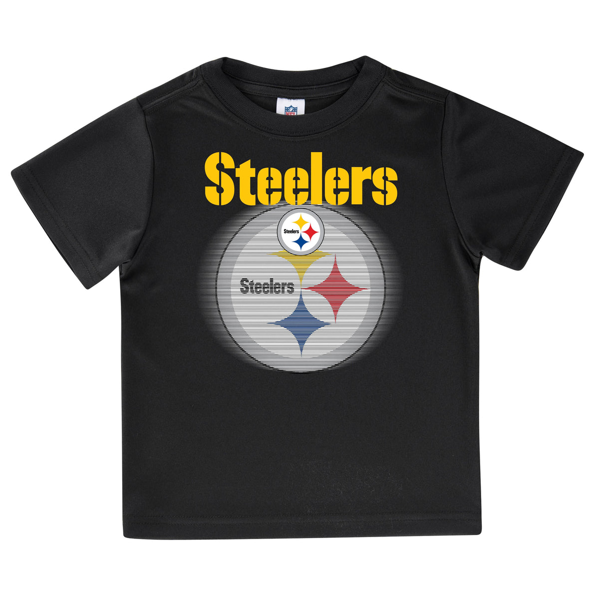 Pittsburgh Steelers Toddler Boys' Short Sleeve Logo Tee