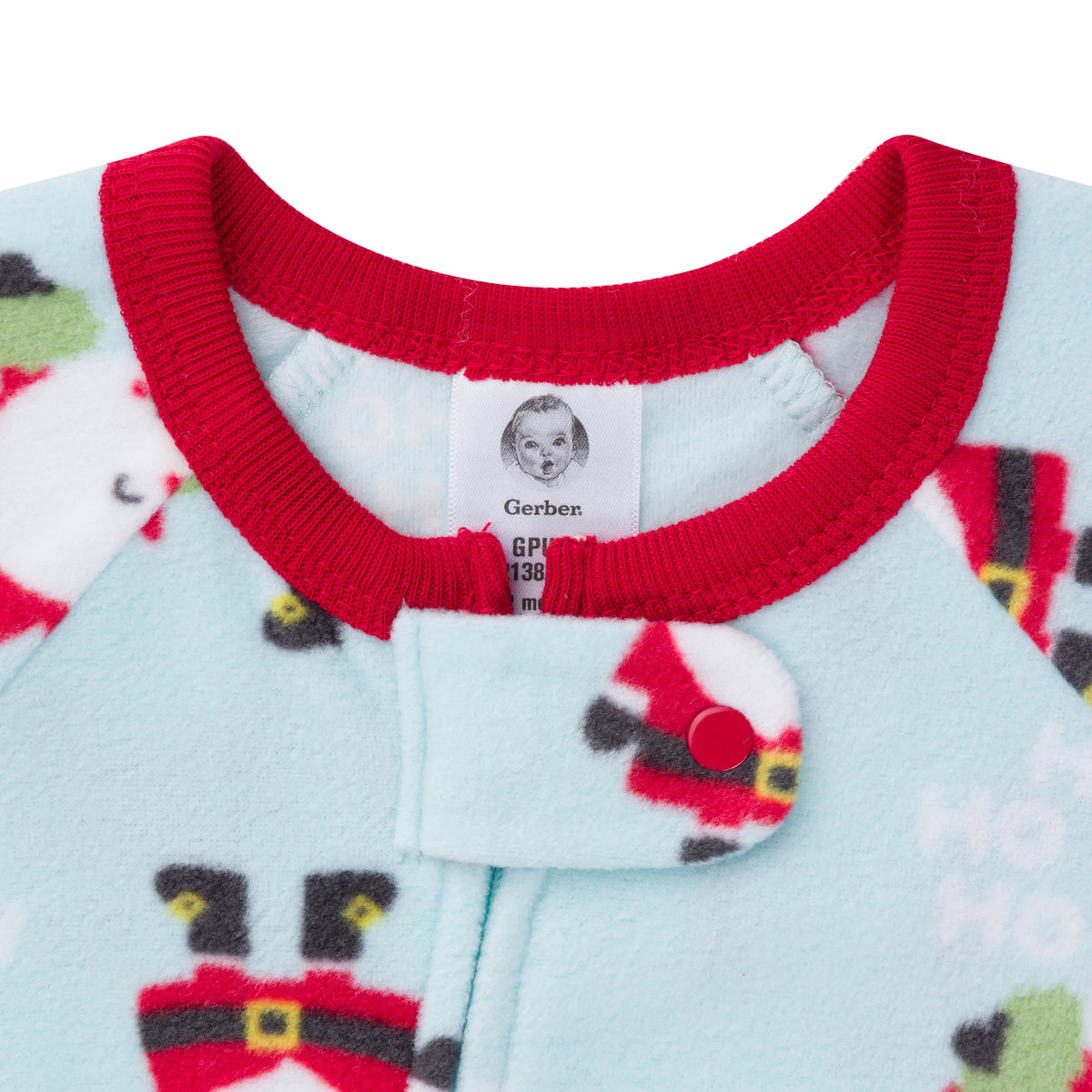 2-Pack Baby & Toddler Santa Fleece Pajamas, view 2