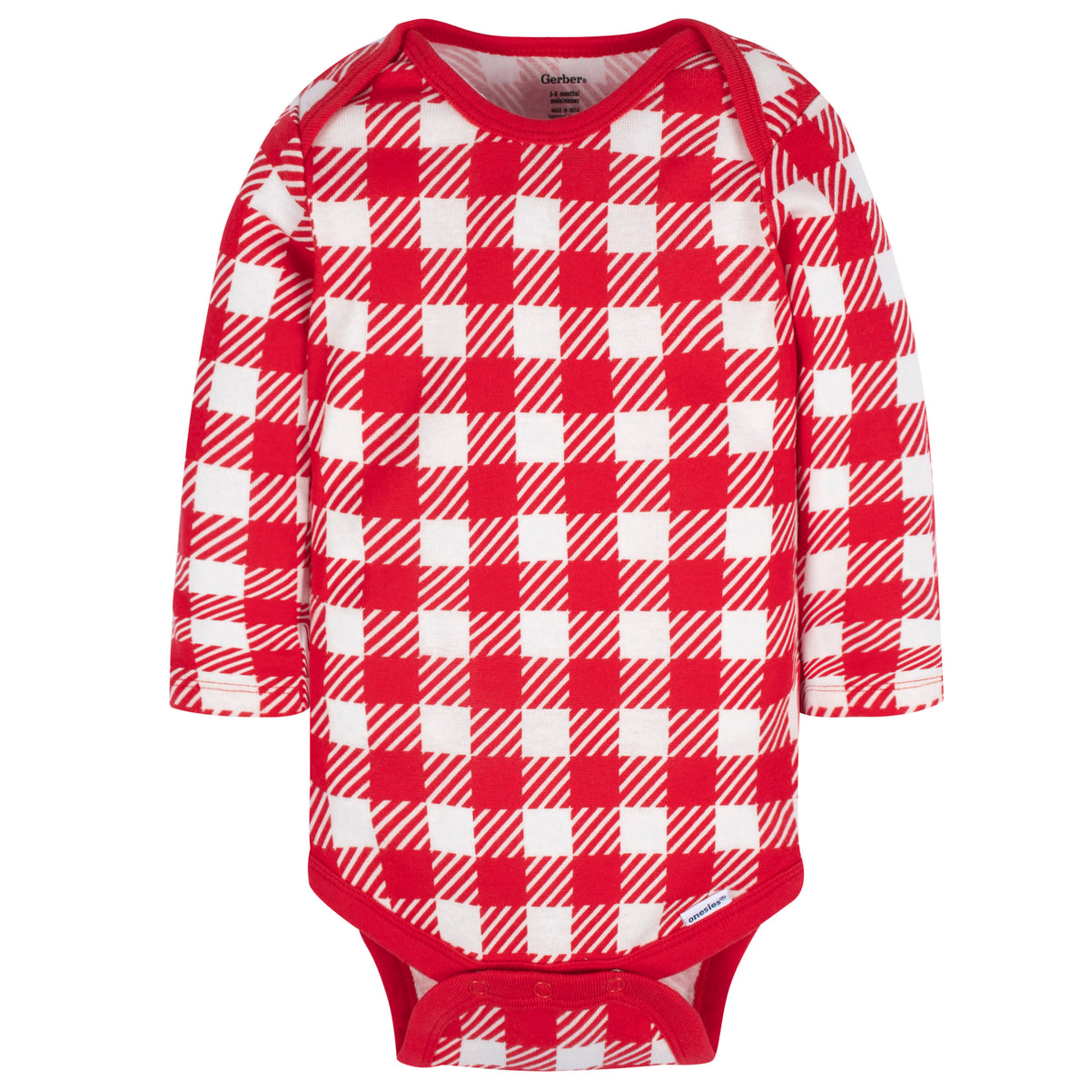 3-Pack Baby Neutral Best Gift Ever Long Sleeve Onesies Bodysuits, view 4