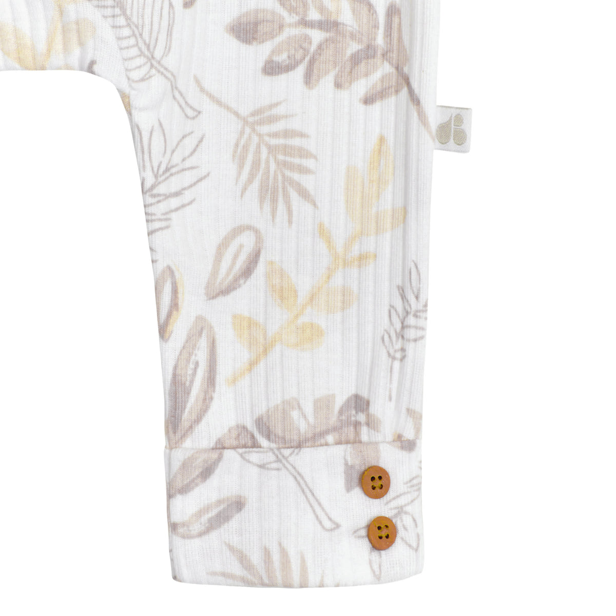 Just Born 2-Pack Baby Neutral Natural Leaves Pants, view 4