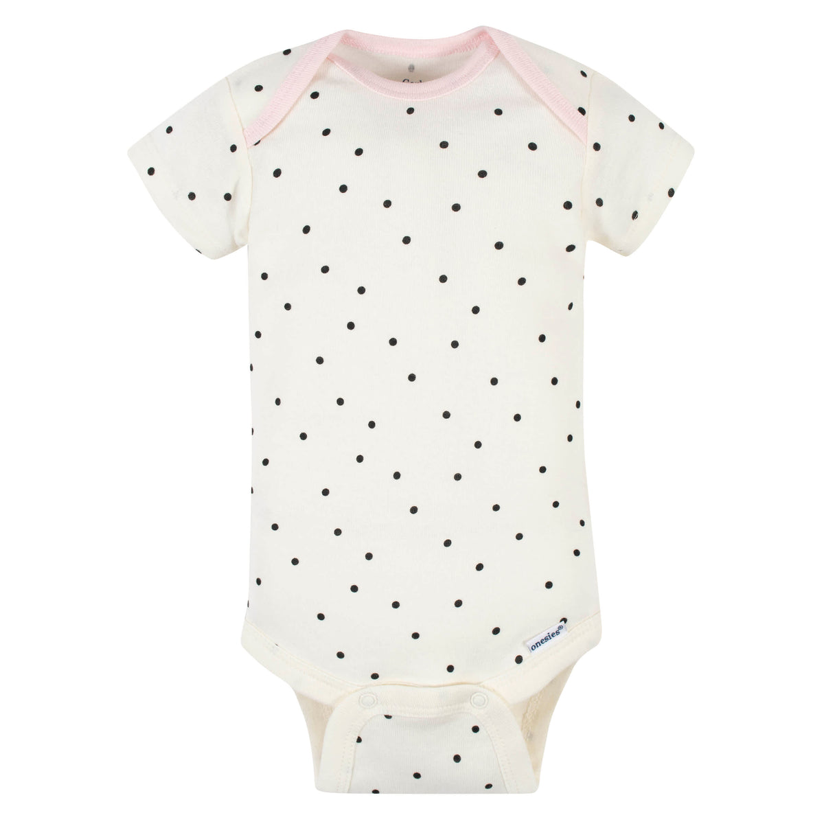 5-Pack Baby Girls Ballerina Short Sleeve Onesies Bodysuits, view 2