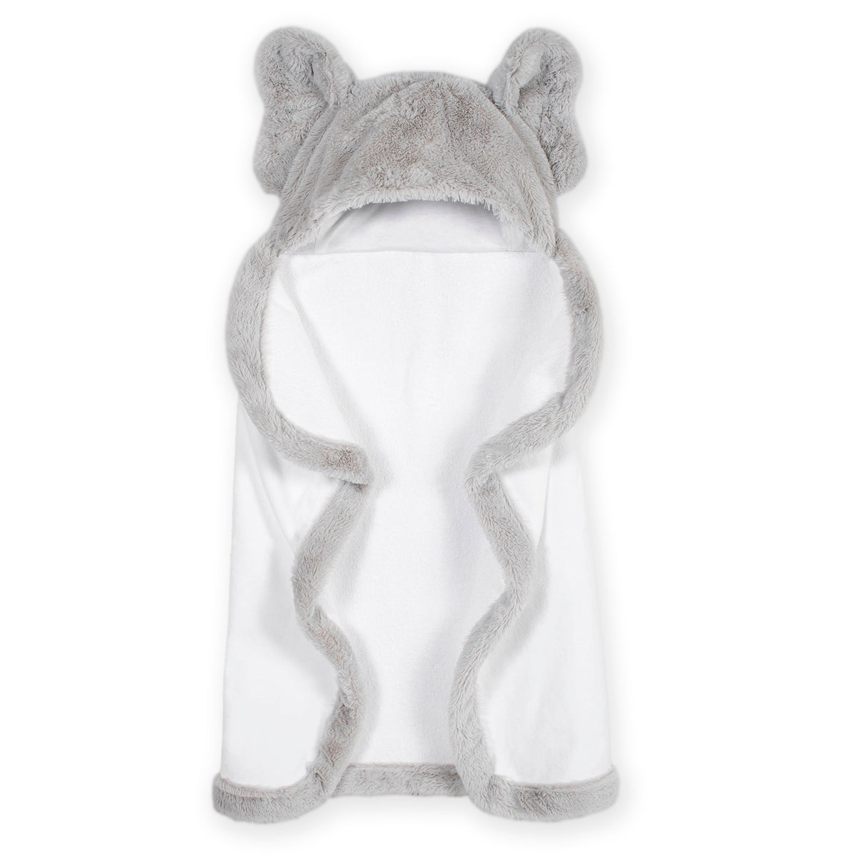 Baby Neutral Elephant Cuddle Plush Hooded Towel