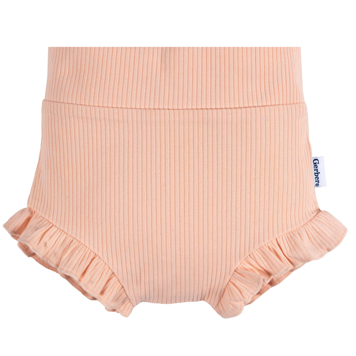 3-Pack Baby Girls Pinks/Oatmeal Bubble Short, view 6