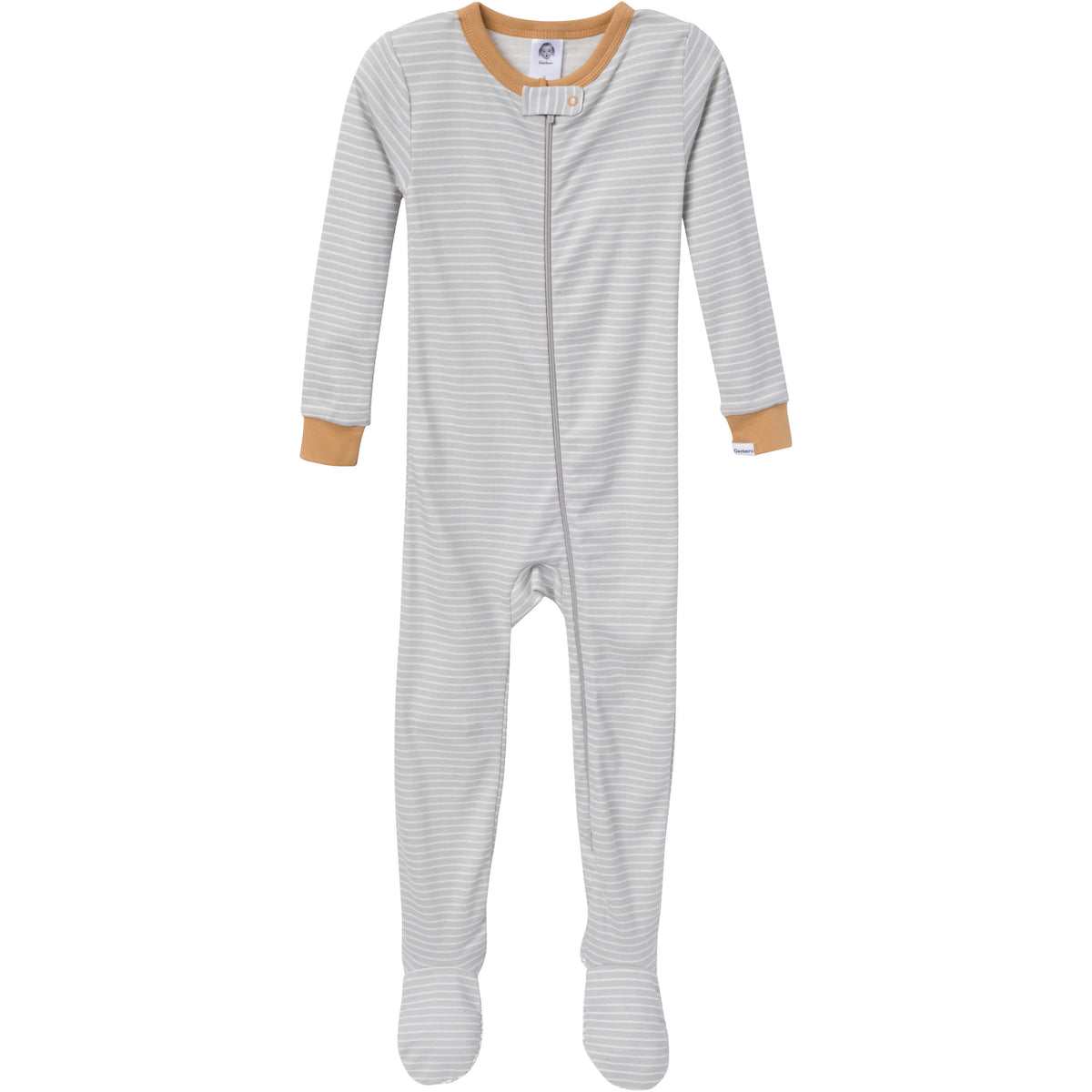4-Pack Baby & Toddler Boys Moose Snug-Fitting Footed Pajamas, view 3