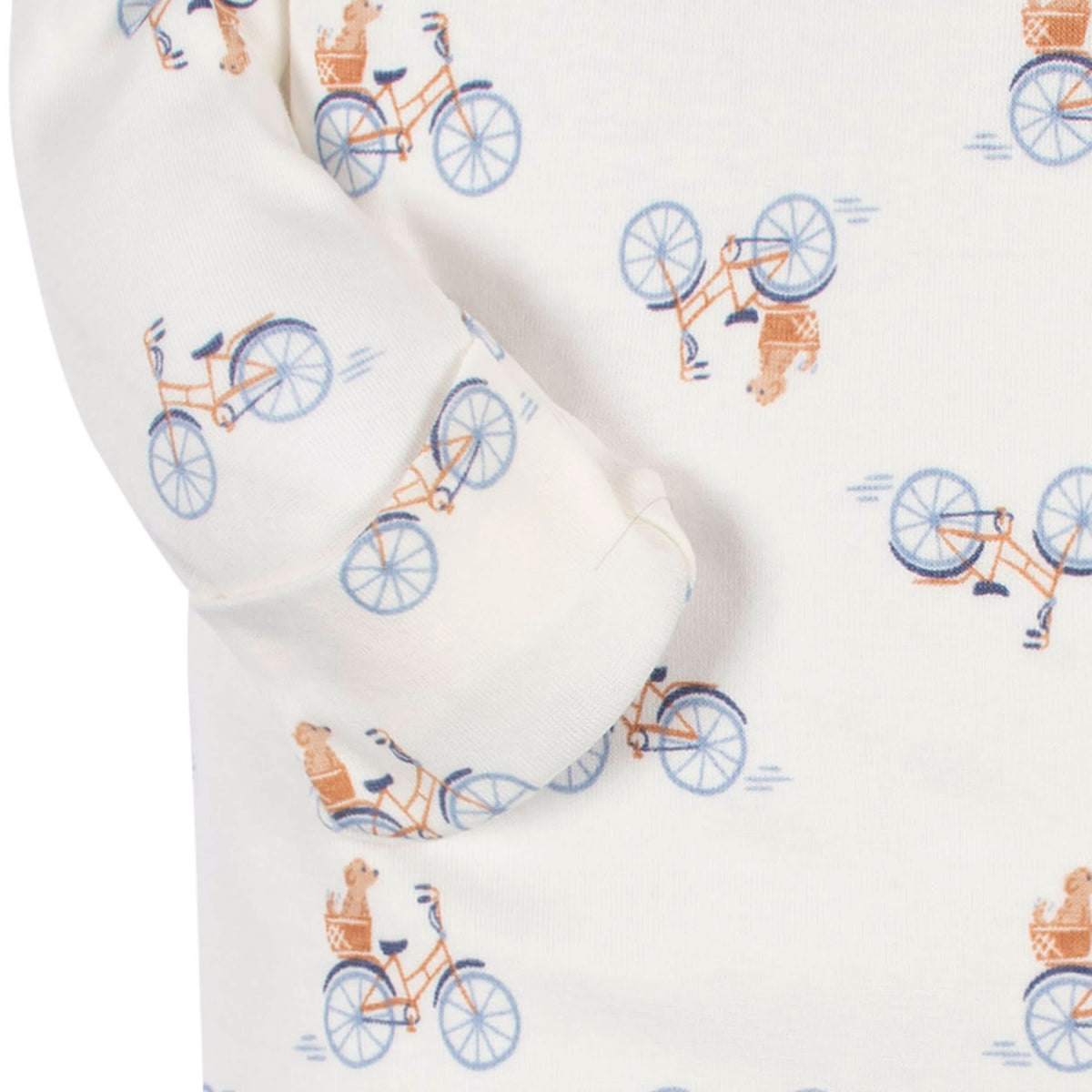2-Piece Baby Boys Puppy Playground Gown & Cap Set, view 3