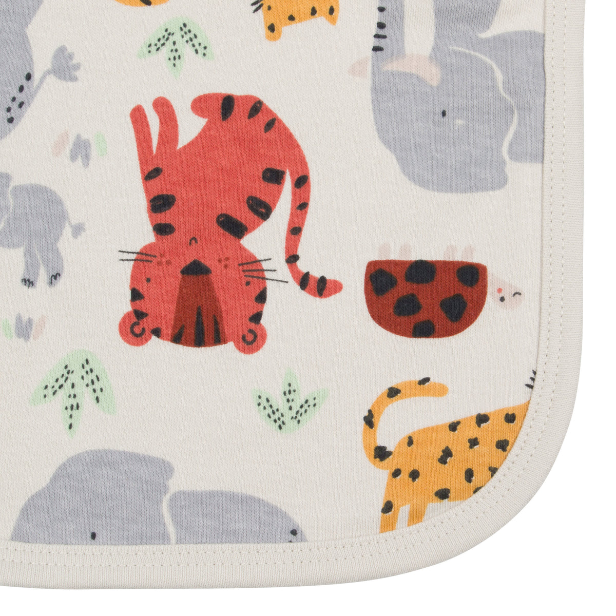 4-Pack Baby Boys Safari Terry Burpcloths, view 2