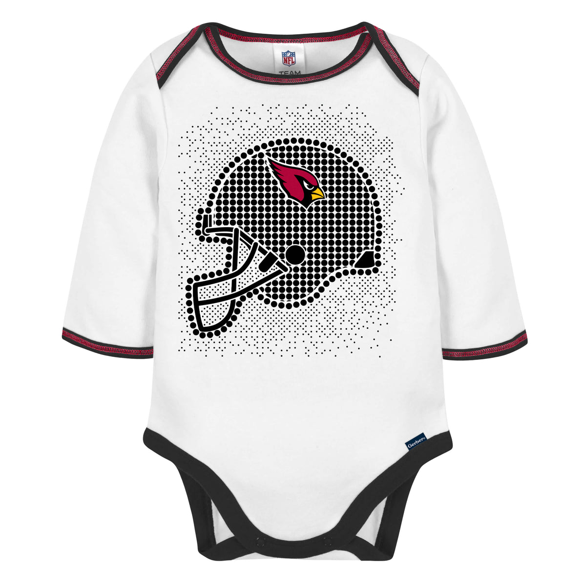 3-Piece Baby Boys Cardinals Bodysuit, Footed Pant, & Cap Set, view 3