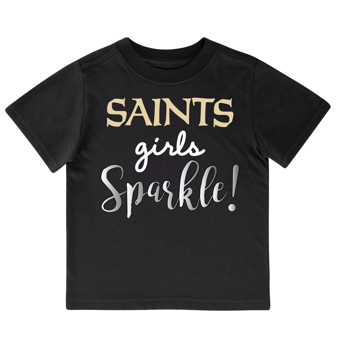 New Orleans Saints Toddler Girls' Short Sleeve Tee