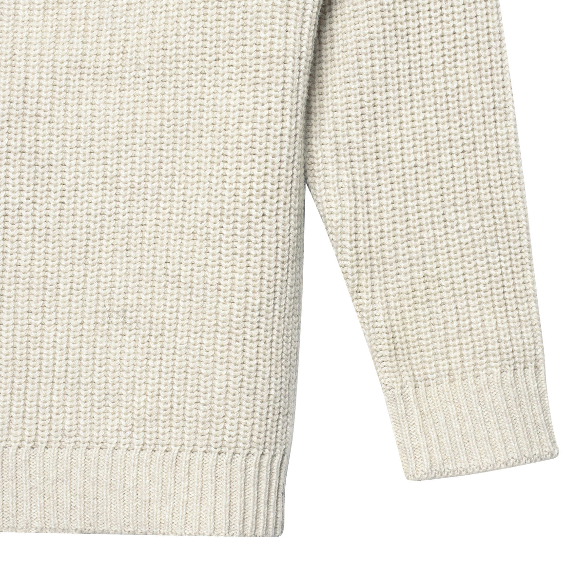 Infant & Toddler Boys Oatmeal Heather Zip Front Sweater, view 4