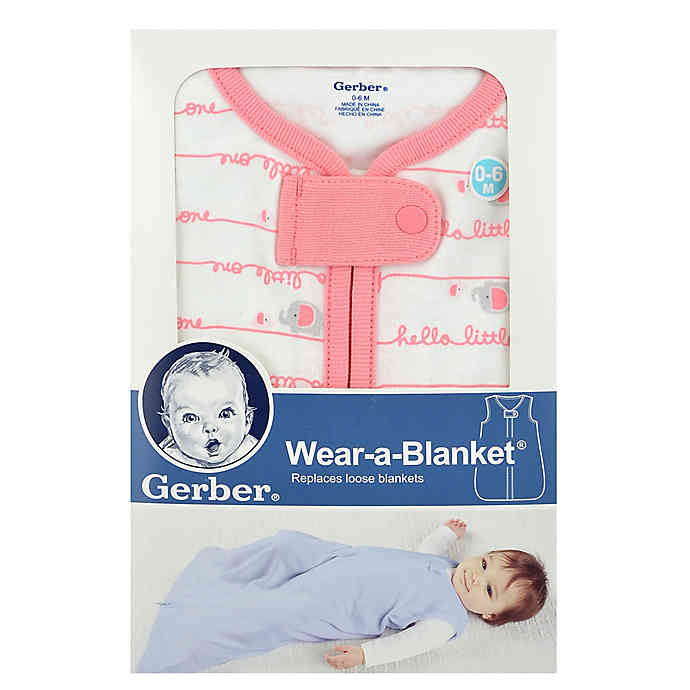 Gerber Girls' "Hello Little One" Wearable Blanket, view 2