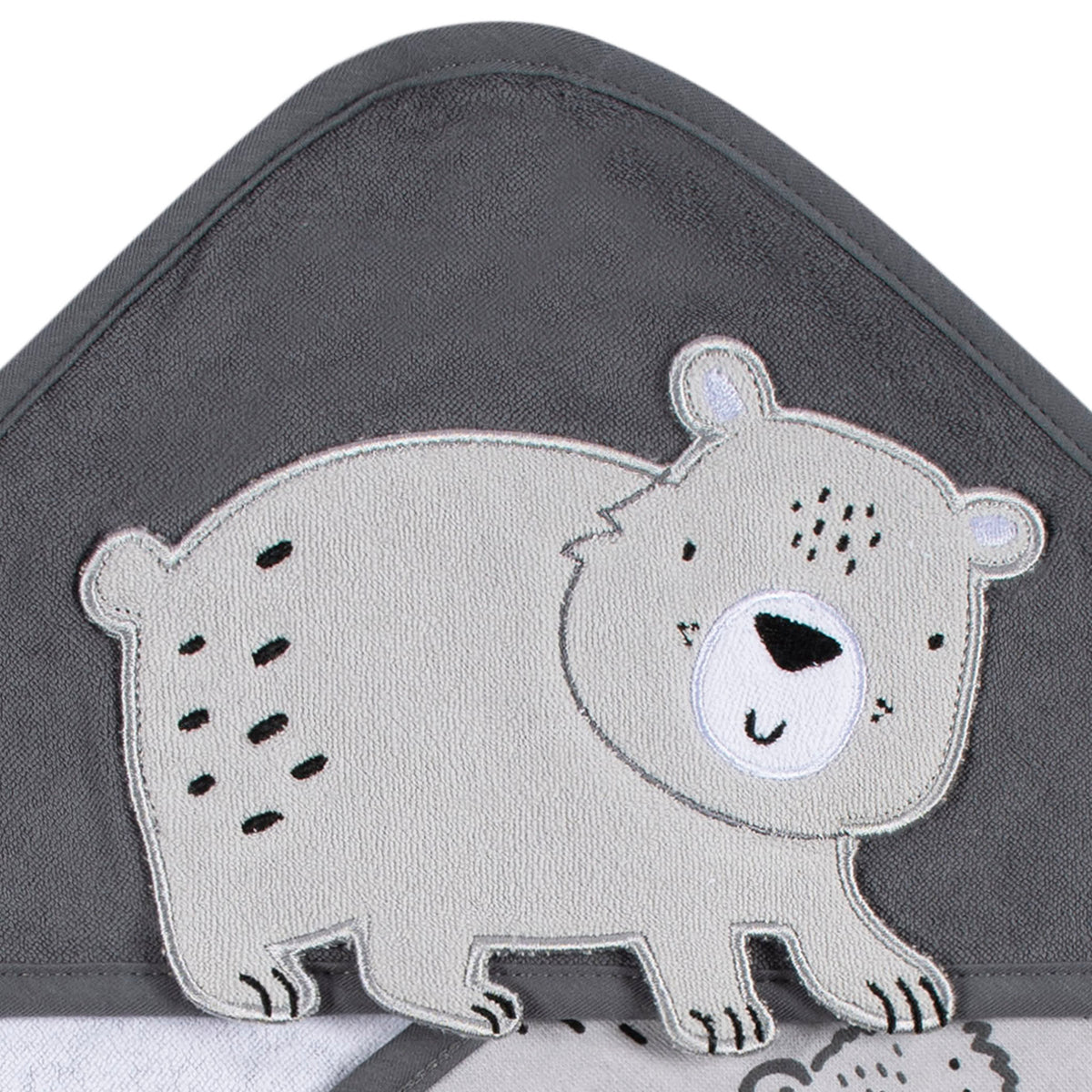 4-Pack Baby Boys Bear Hooded Towel and Washcloths, view 7
