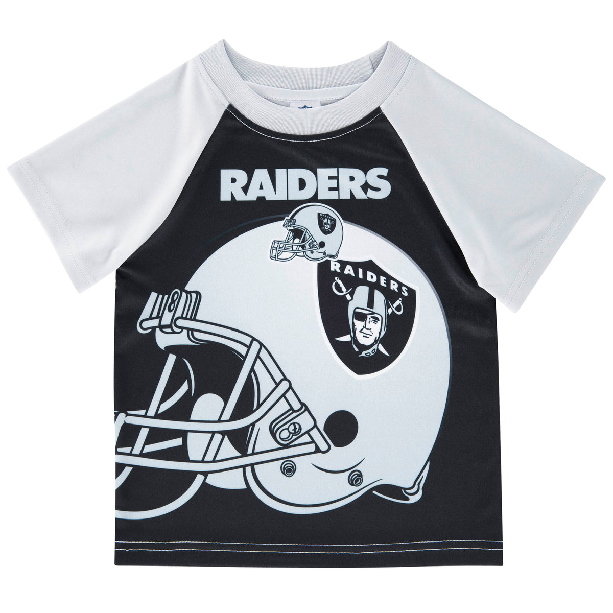 Las Vegas Raiders Toddler Boys Short Sleeve Tee Shirt