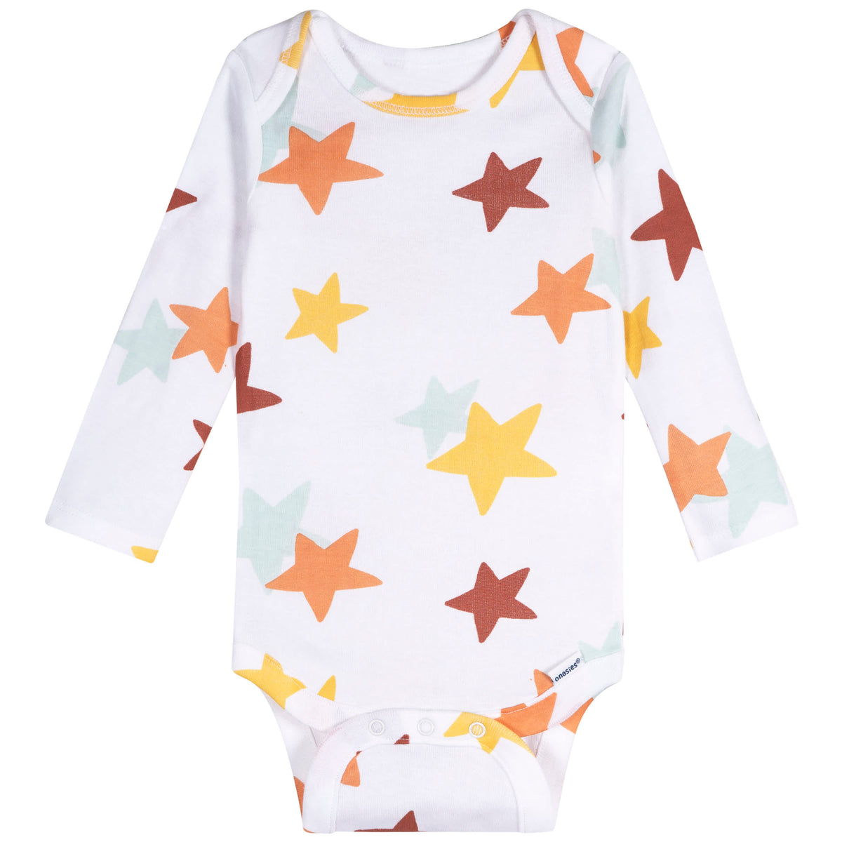 6-Pack Baby Neutral Pretzels Long Sleeve Onesies Bodysuits, view 5