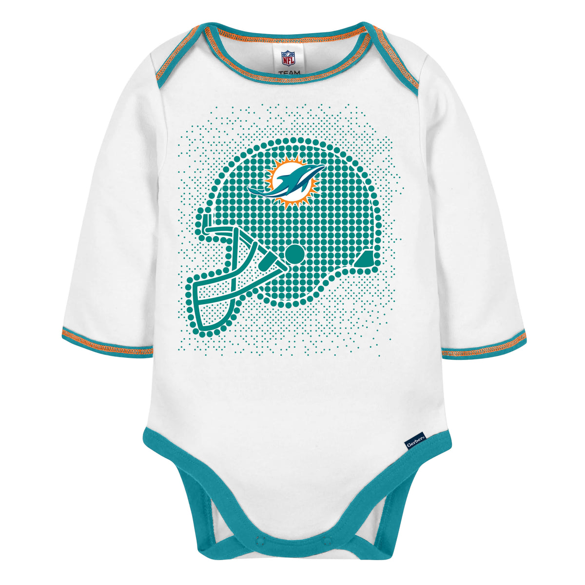 3-Piece Baby Boys Dolphins Bodysuit, Footed Pant, & Cap Set, view 3