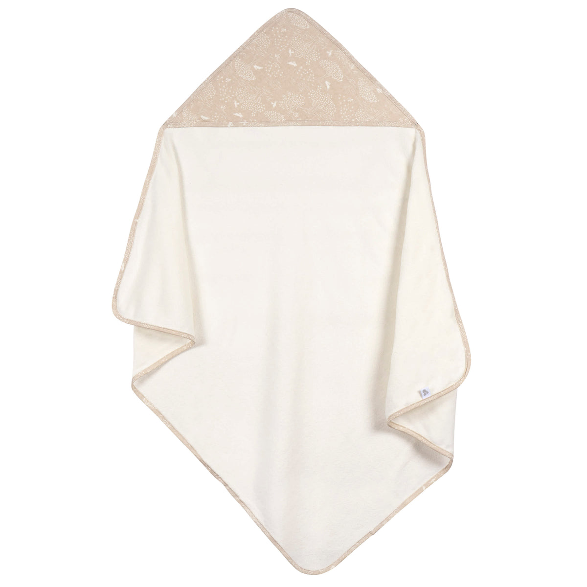 3-Piece Baby Neutral Tan Hooded Towel, view 6