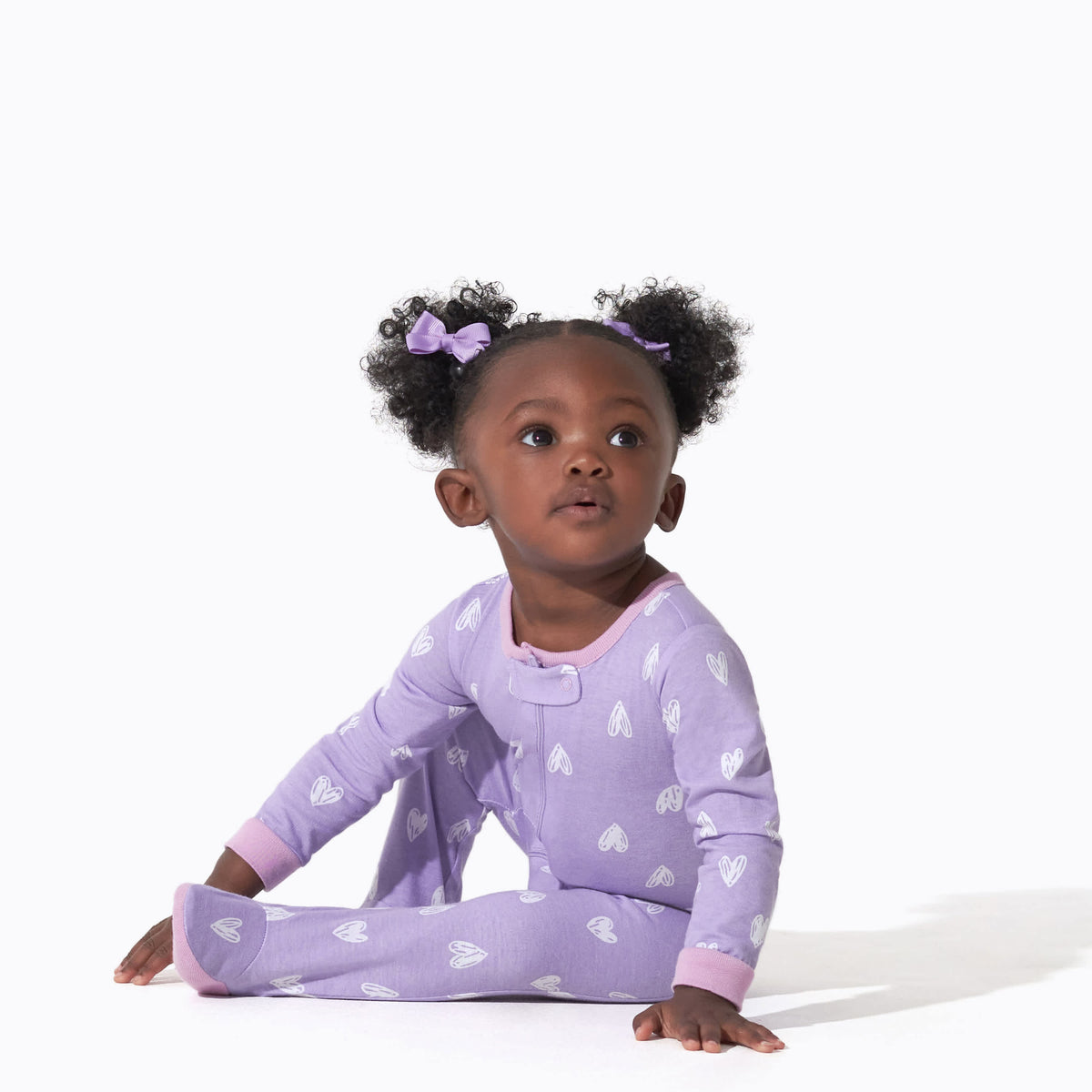 4-Pack Baby Girls Rainbow Floral Sleep 'N Plays, view 2