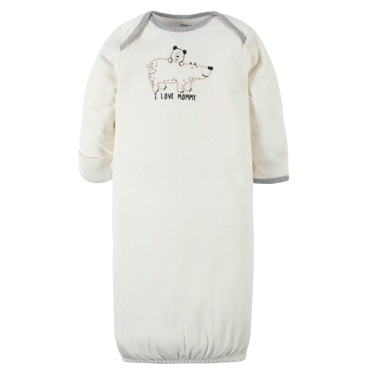 2-Pack Baby Boys Bear Gowns, view 2
