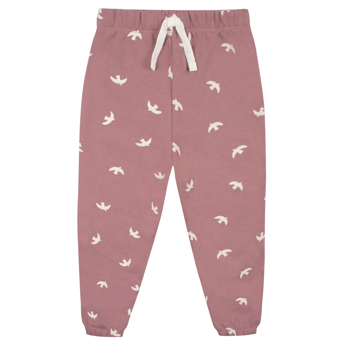 2-Piece Infant and Toddler Girls Birds Sweatshirt & Pant Set, view 3