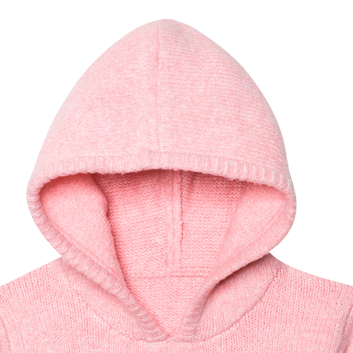 Infant & Toddler Girls Pink Sweater Dress With Tulle Skirt, view 2