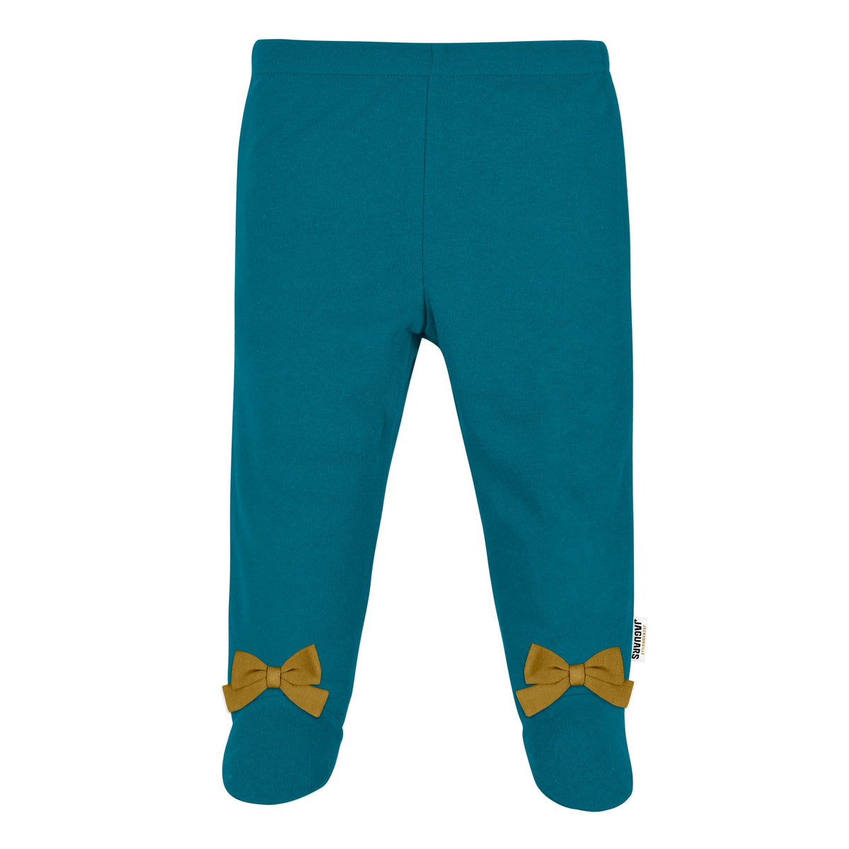 3-Piece Baby Girls Jaguars Bodysuit, Footed Pant, & Cap Set, view 2