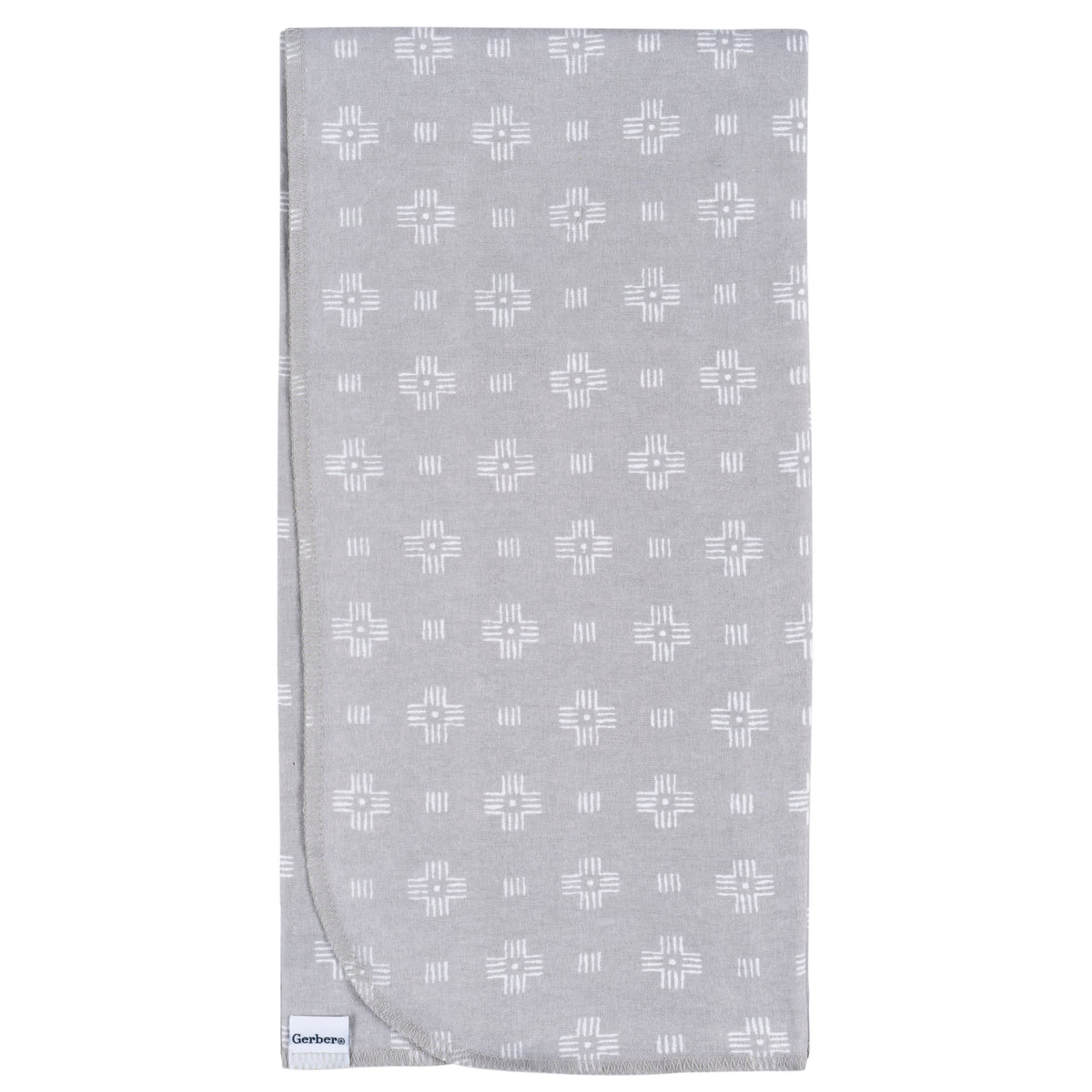 4-Pack Baby Neutral Animal Geo Flannel Blankets, view 2