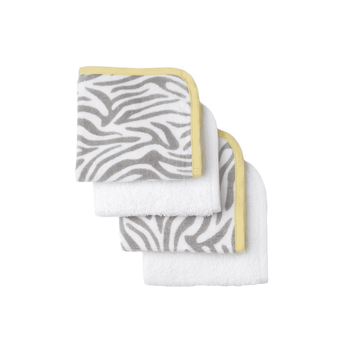 4-Pack Baby Neutral Welcome to the Circus Washcloths