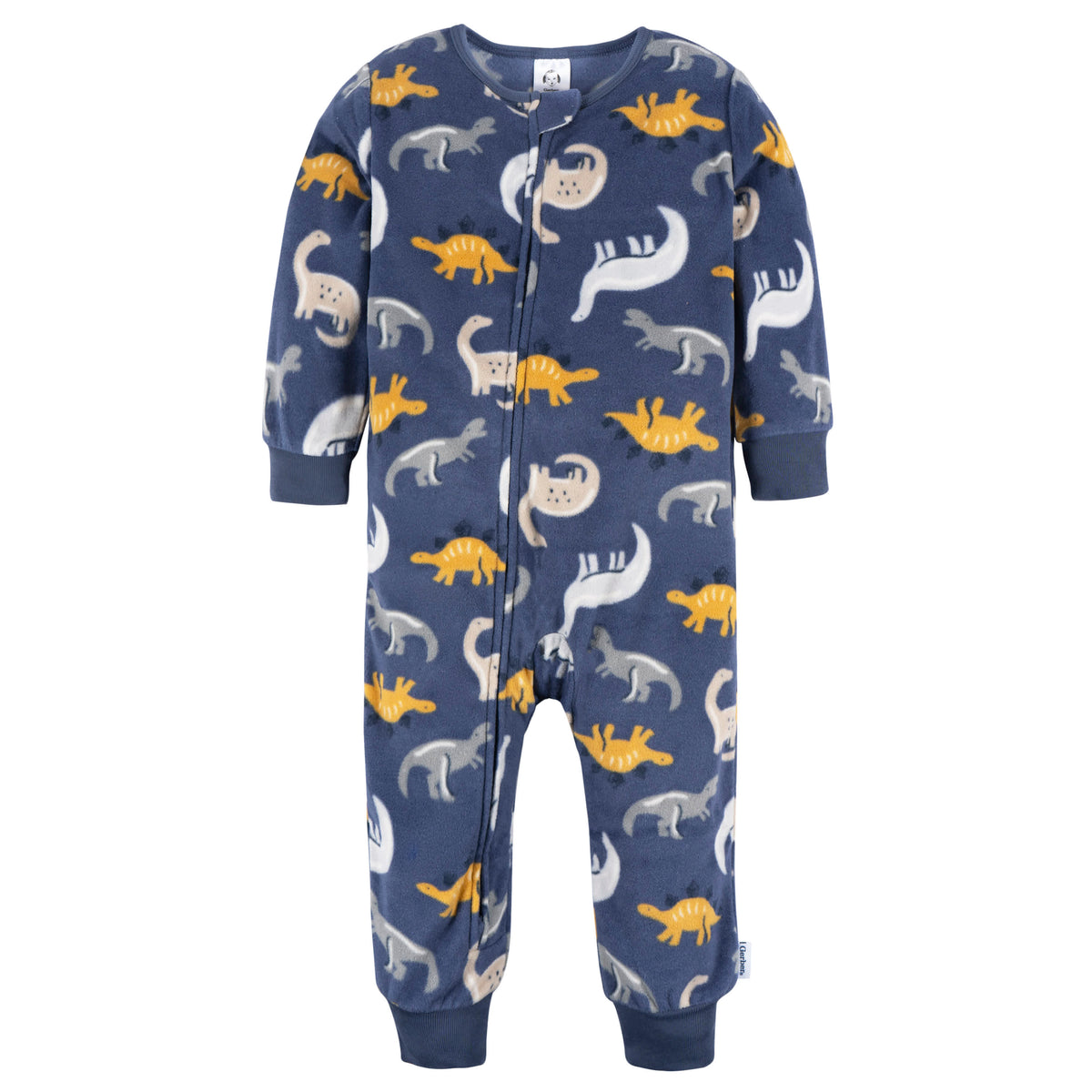 3-Pack Infant & Toddler Boys Dogs/Dinos Footless Fleece Pajamas, view 2