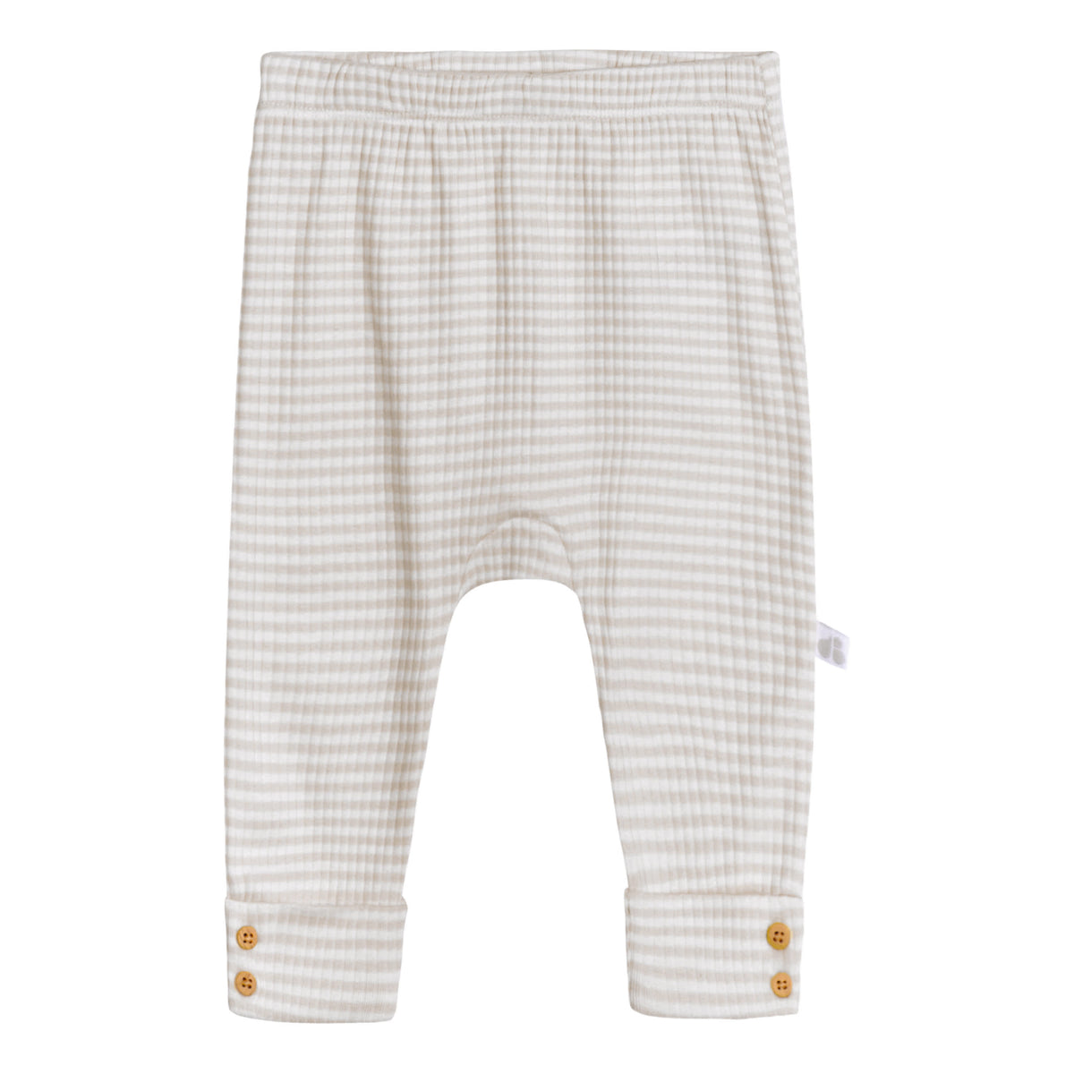 Just Born 2-Pack Baby Neutral Natural Leaves Pants, view 6