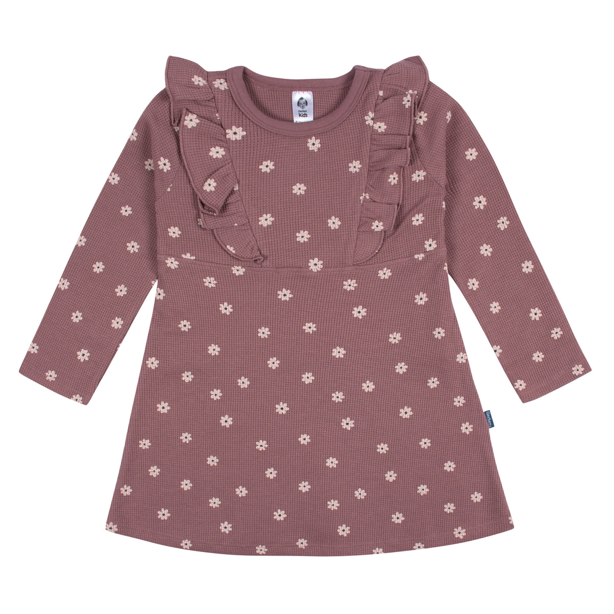 Infant and Toddler Girls Daisies Dress With Ruffle