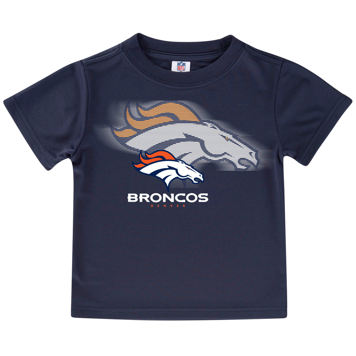 Denver Broncos Toddler Boys Short Sleeve Tee Shirt