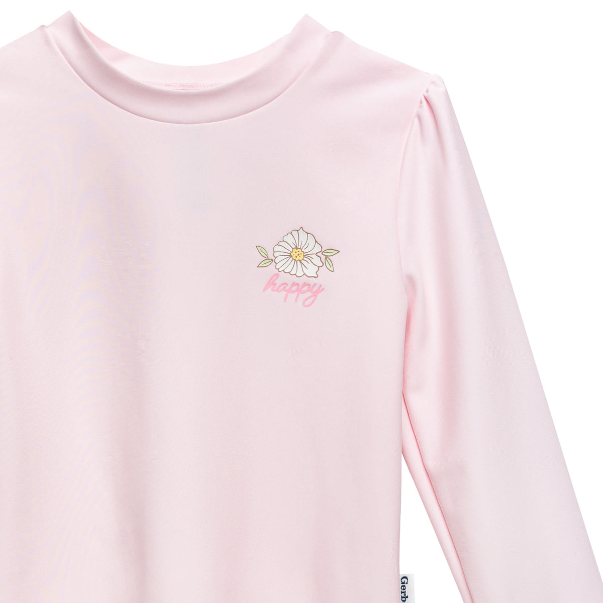 2-Piece Infant & Toddler Girls Peonies Rashguard Set, view 3