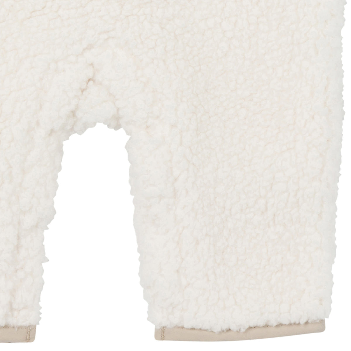 Baby Boys Ivory Fleece Romper, view 5
