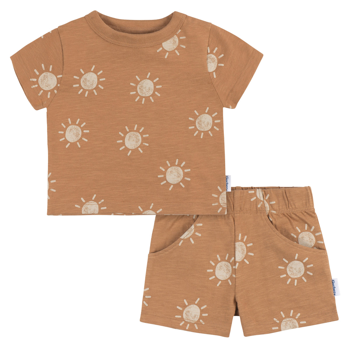 2-Piece Baby Boys Suns T-Shirt and Shorts