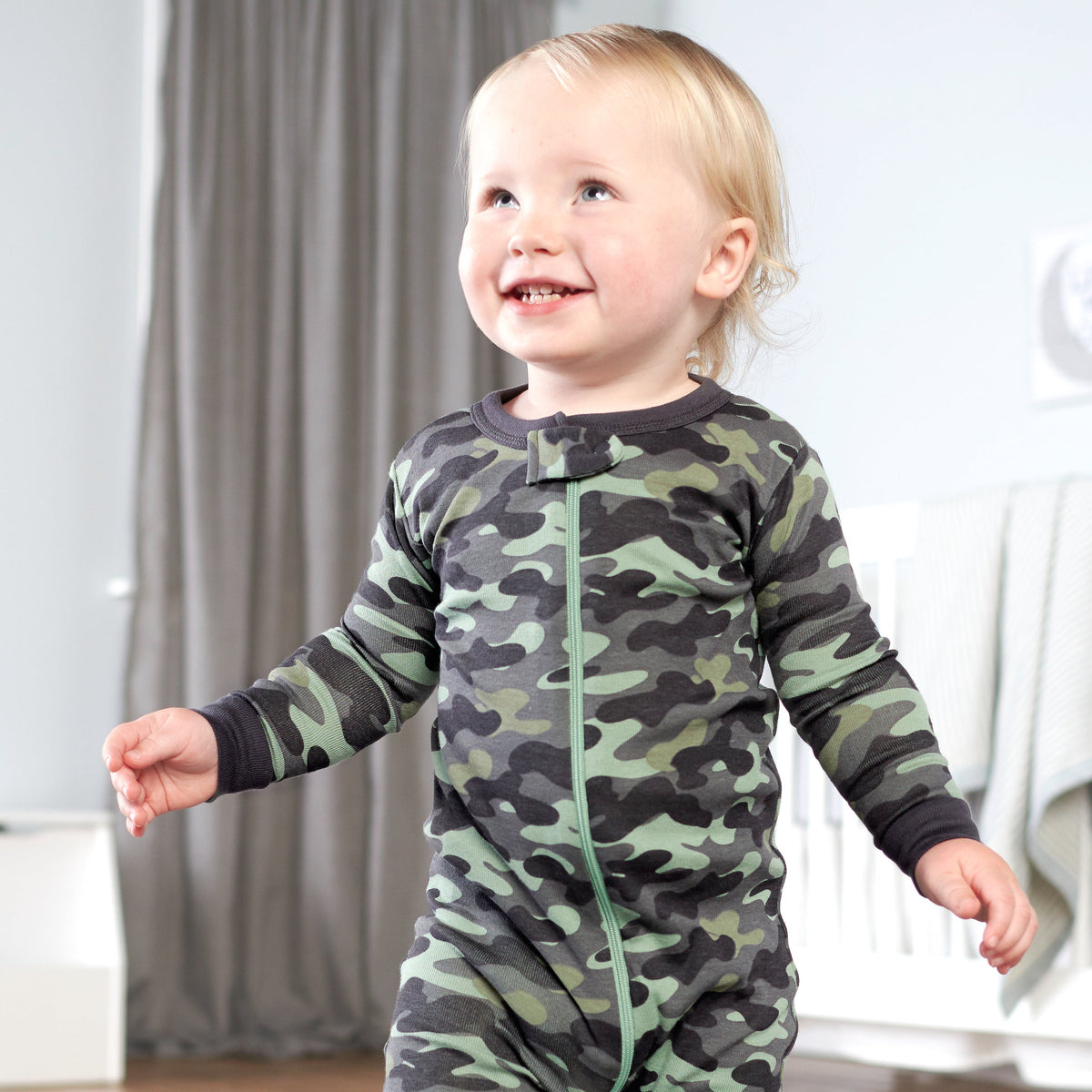 2-Pack Organic Baby Boys Dino Snug Fit Footed Pajamas, view 4