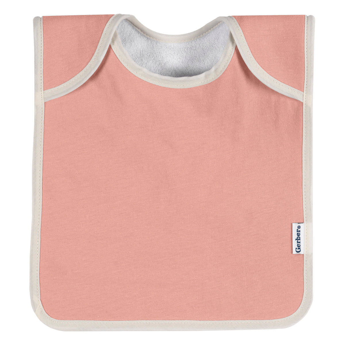 8-Pack Baby Girls Multi Pink Lap Shoulder Bibs, view 4
