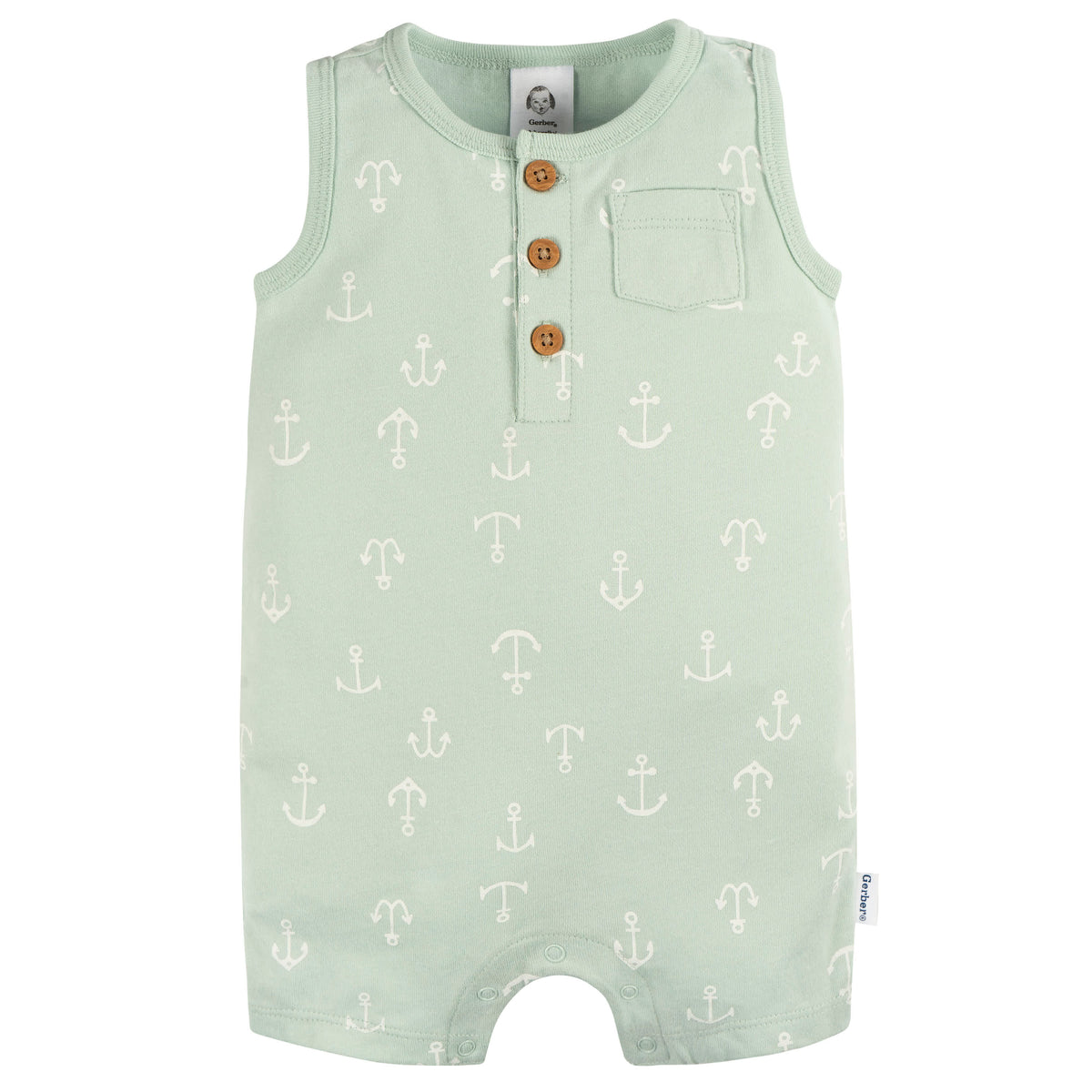 2-Pack Baby Boys Nautical Romper, view 5