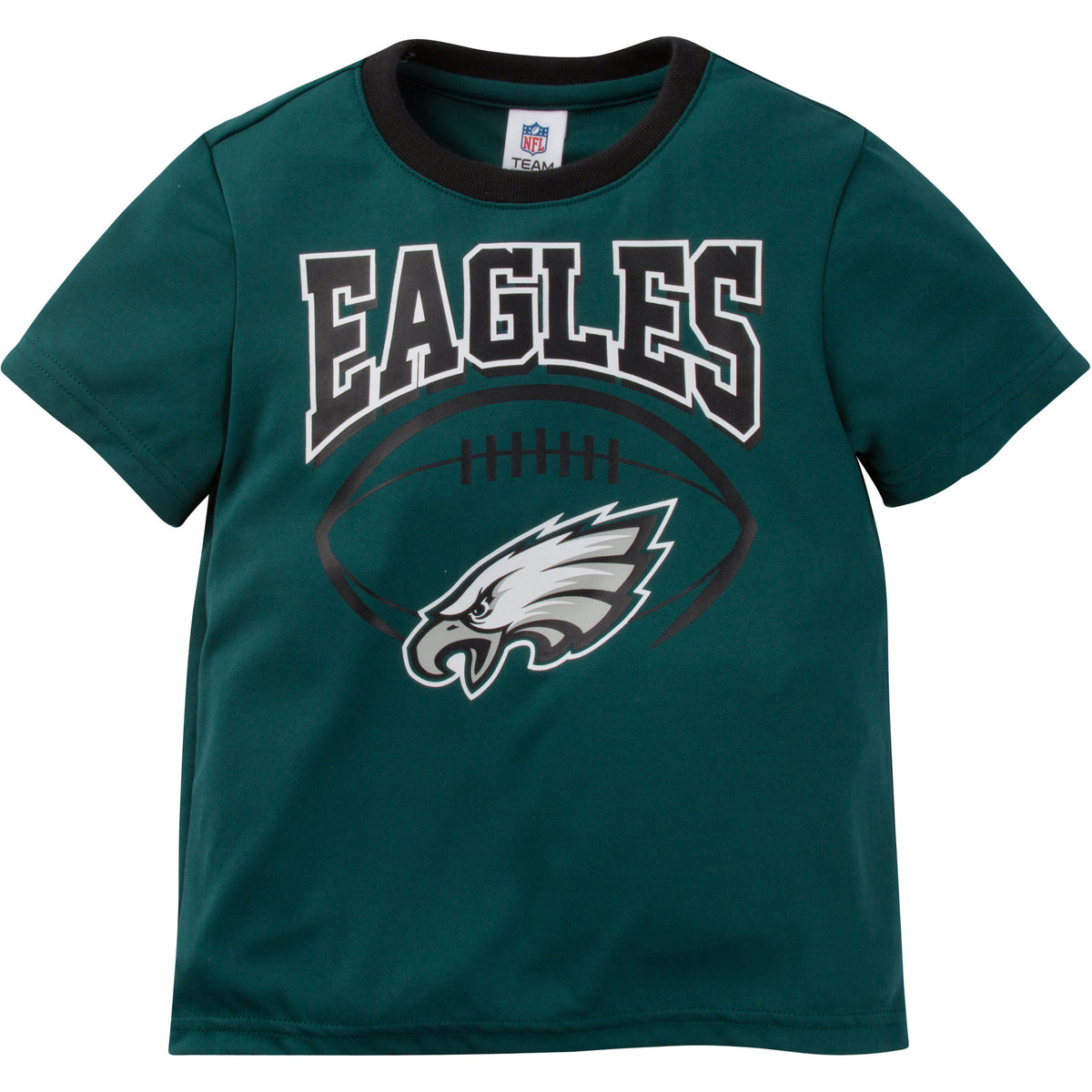 Toddler Boys Eagles Short Sleeve Performance Tee